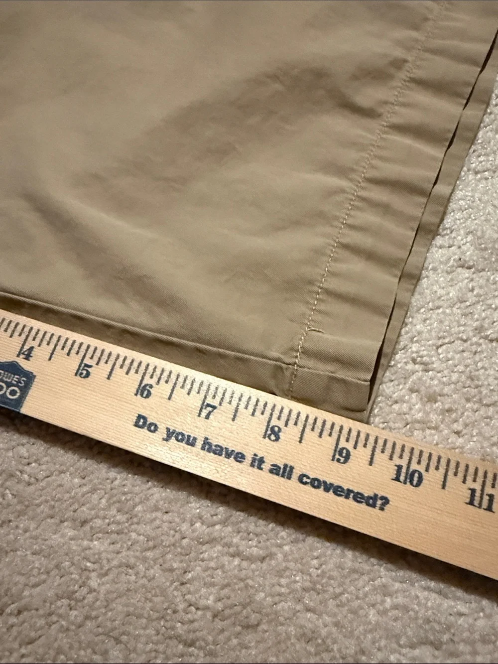 Polo by Ralph Lauren Men’s Tan Flat Front Cotton Shorts
